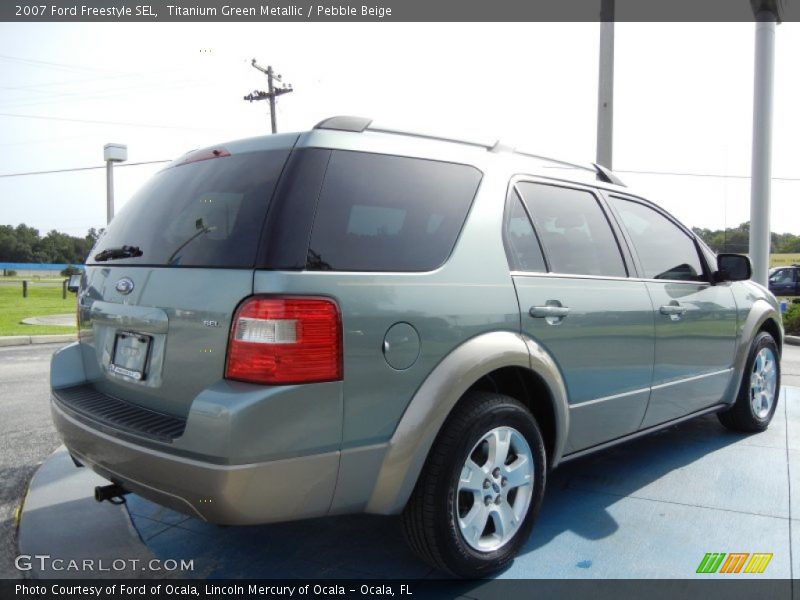 Titanium Green Metallic / Pebble Beige 2007 Ford Freestyle SEL
