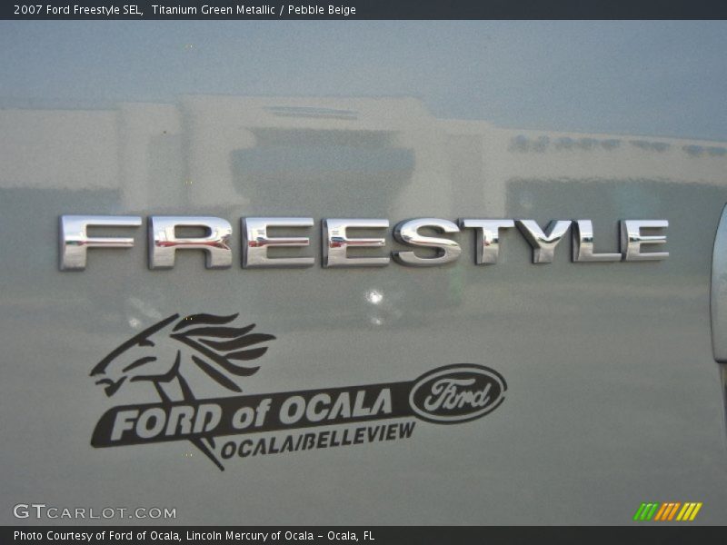 Titanium Green Metallic / Pebble Beige 2007 Ford Freestyle SEL