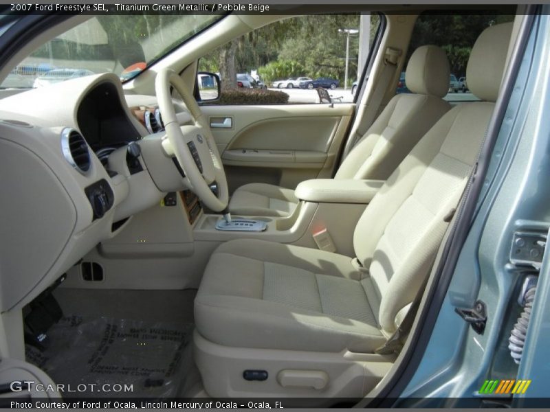 Titanium Green Metallic / Pebble Beige 2007 Ford Freestyle SEL
