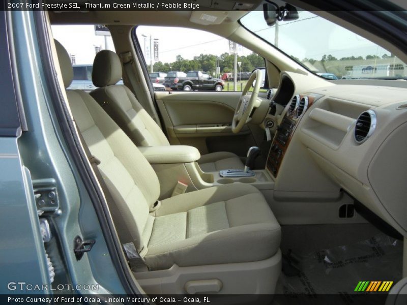 Titanium Green Metallic / Pebble Beige 2007 Ford Freestyle SEL