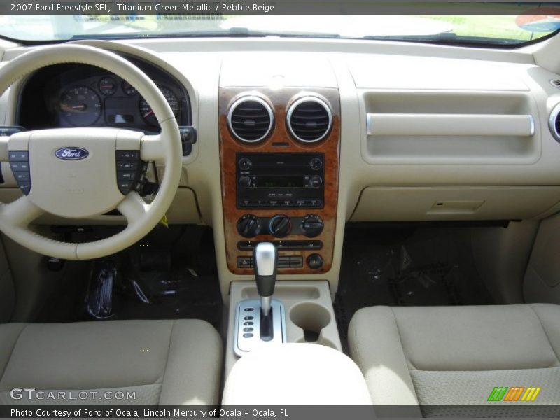 Titanium Green Metallic / Pebble Beige 2007 Ford Freestyle SEL