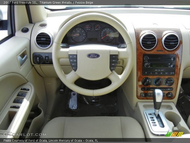 Titanium Green Metallic / Pebble Beige 2007 Ford Freestyle SEL