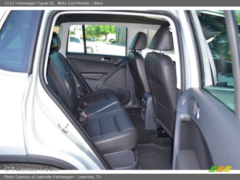 White Gold Metallic / Black 2012 Volkswagen Tiguan SE