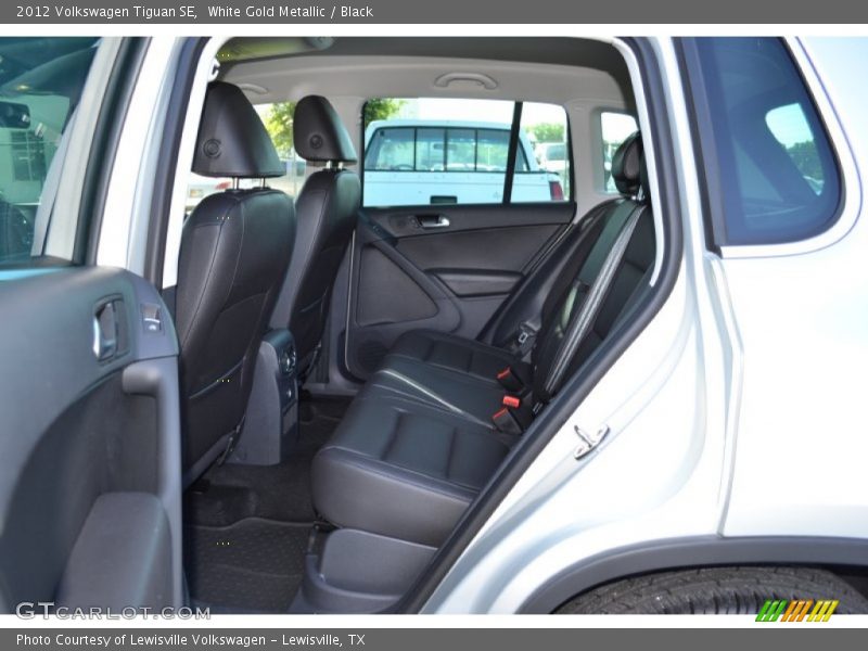 White Gold Metallic / Black 2012 Volkswagen Tiguan SE