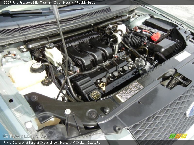 Titanium Green Metallic / Pebble Beige 2007 Ford Freestyle SEL