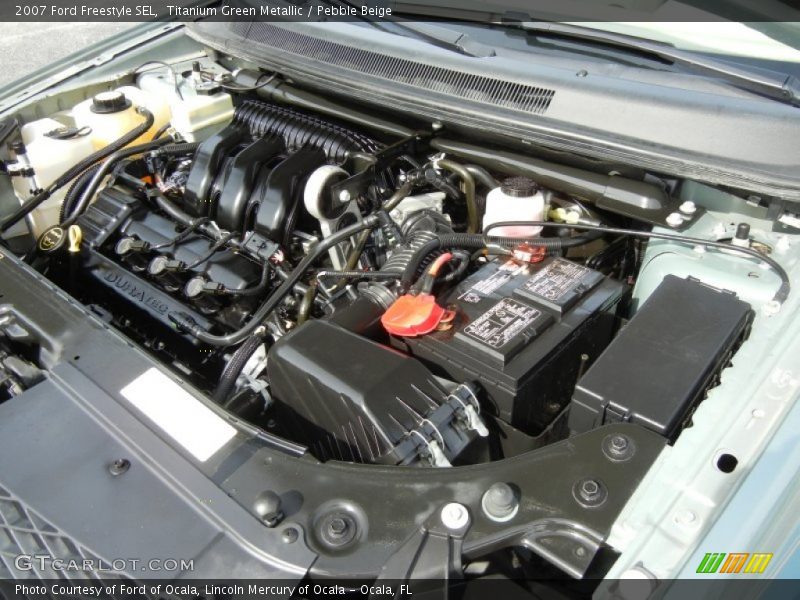 Titanium Green Metallic / Pebble Beige 2007 Ford Freestyle SEL