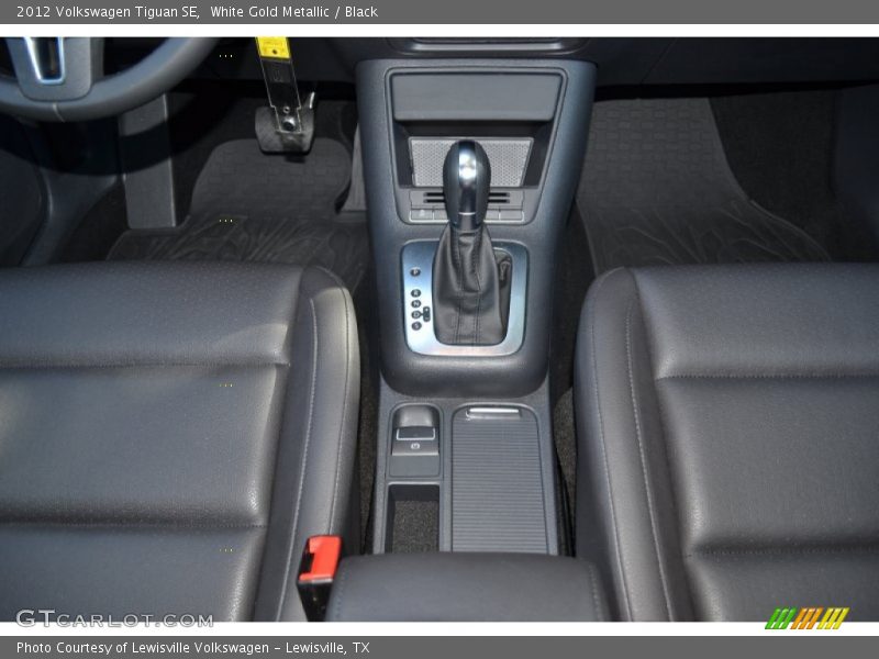 White Gold Metallic / Black 2012 Volkswagen Tiguan SE