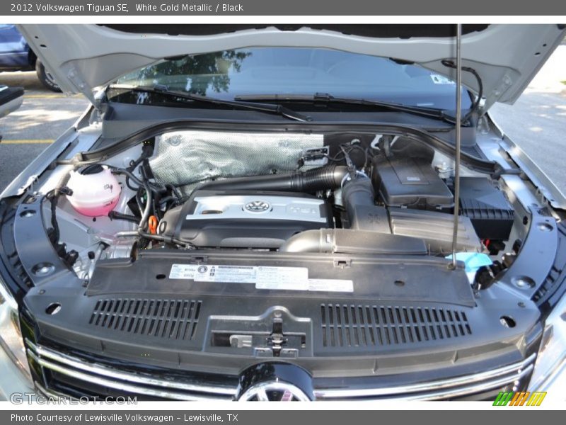 White Gold Metallic / Black 2012 Volkswagen Tiguan SE