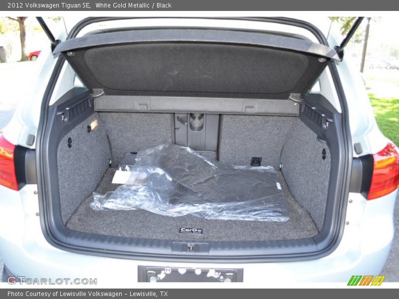 White Gold Metallic / Black 2012 Volkswagen Tiguan SE