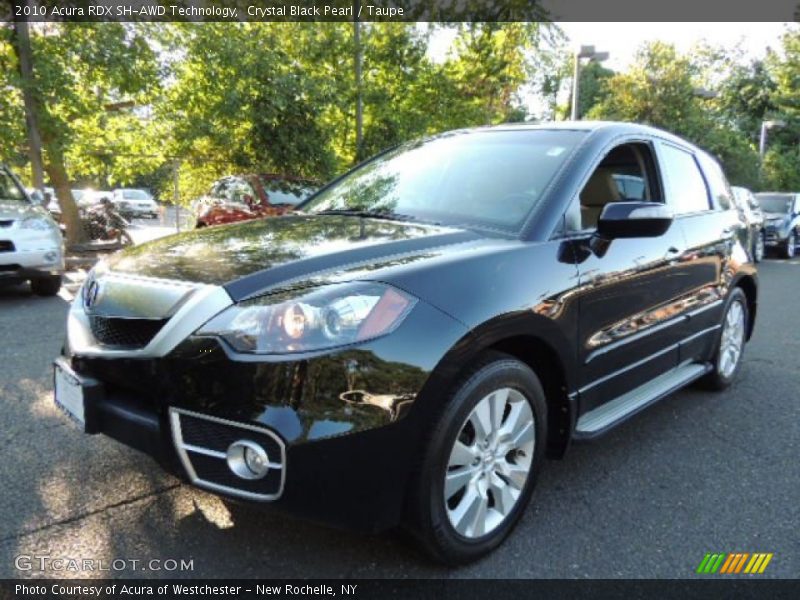 Crystal Black Pearl / Taupe 2010 Acura RDX SH-AWD Technology