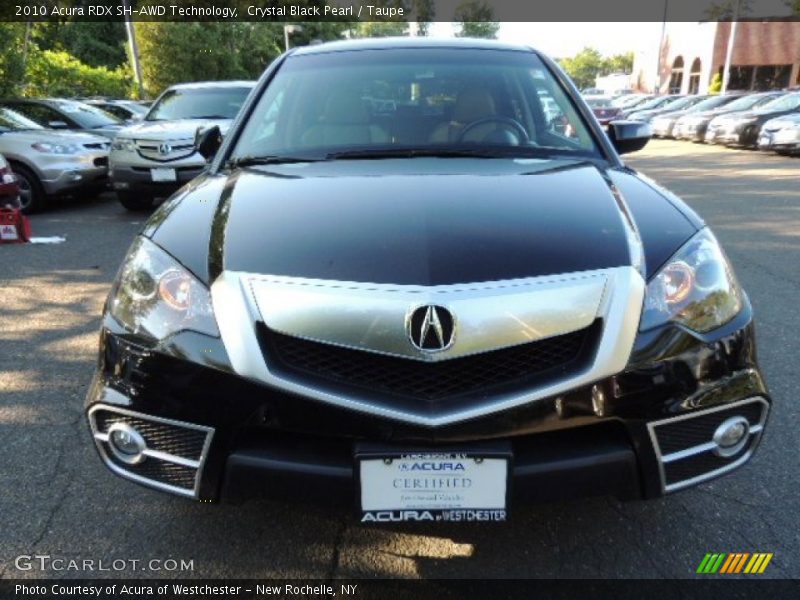 Crystal Black Pearl / Taupe 2010 Acura RDX SH-AWD Technology