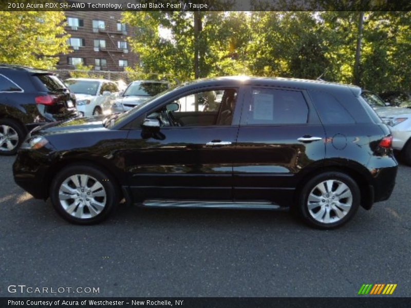 Crystal Black Pearl / Taupe 2010 Acura RDX SH-AWD Technology