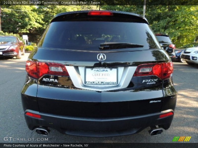 Crystal Black Pearl / Taupe 2010 Acura RDX SH-AWD Technology