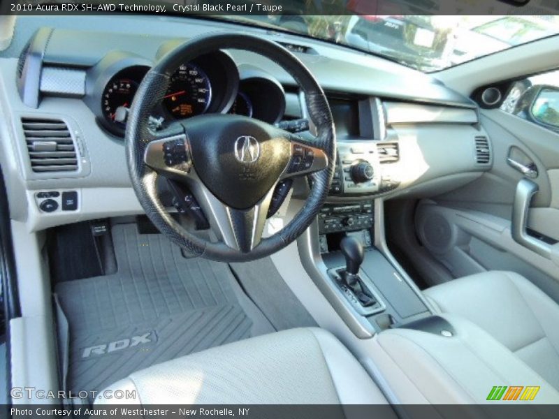 Crystal Black Pearl / Taupe 2010 Acura RDX SH-AWD Technology