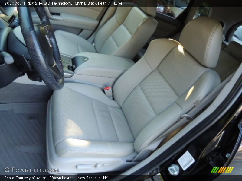 Crystal Black Pearl / Taupe 2010 Acura RDX SH-AWD Technology
