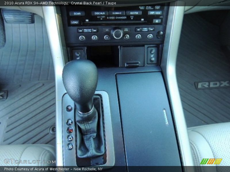 Crystal Black Pearl / Taupe 2010 Acura RDX SH-AWD Technology