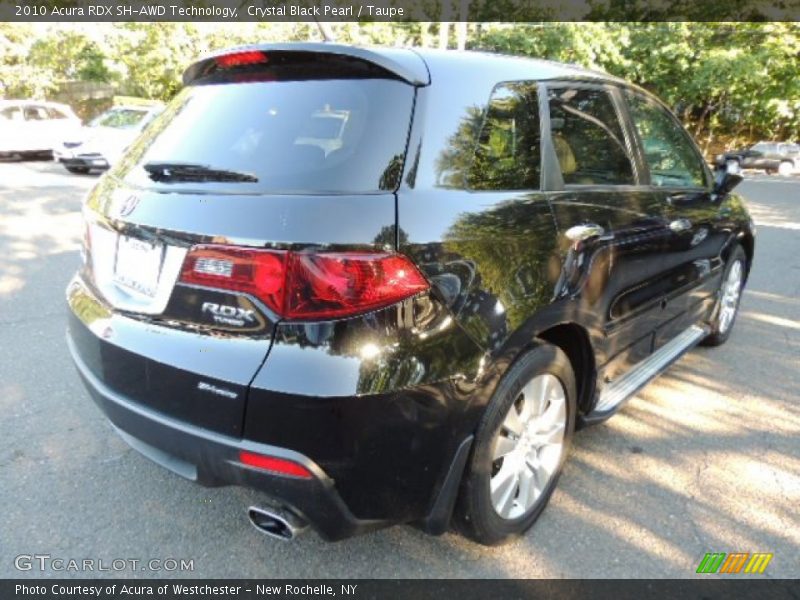 Crystal Black Pearl / Taupe 2010 Acura RDX SH-AWD Technology