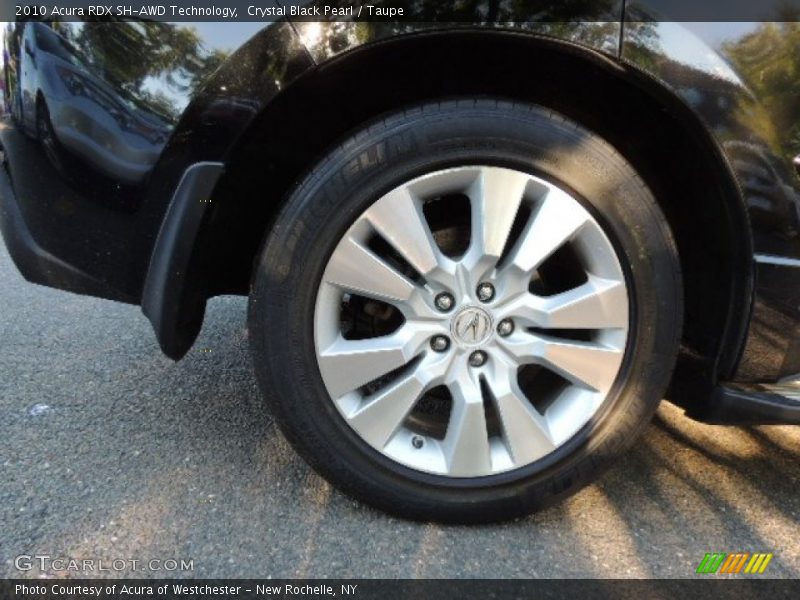 Crystal Black Pearl / Taupe 2010 Acura RDX SH-AWD Technology