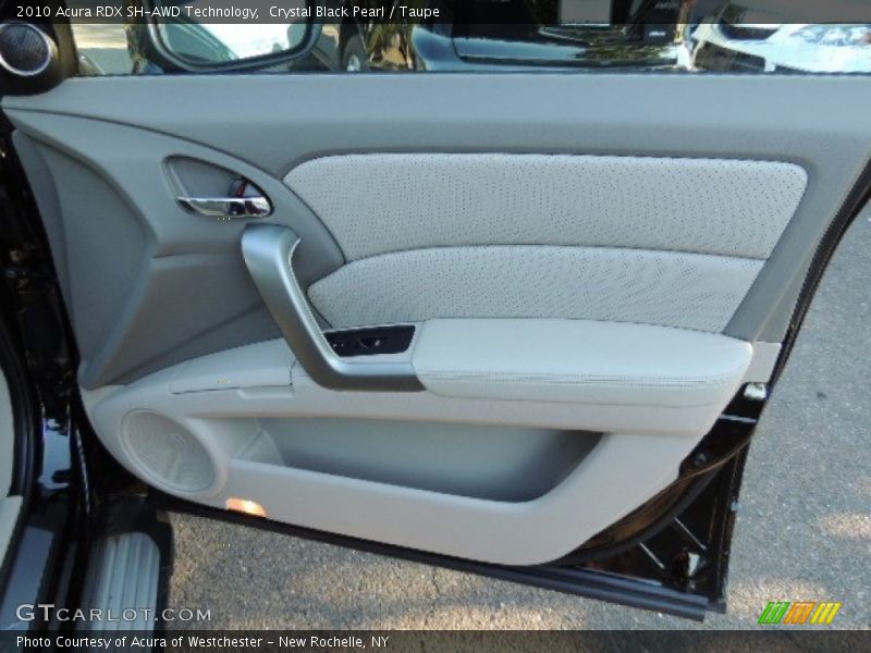 Crystal Black Pearl / Taupe 2010 Acura RDX SH-AWD Technology