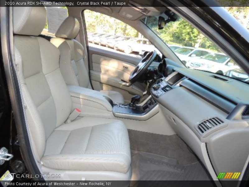 Crystal Black Pearl / Taupe 2010 Acura RDX SH-AWD Technology
