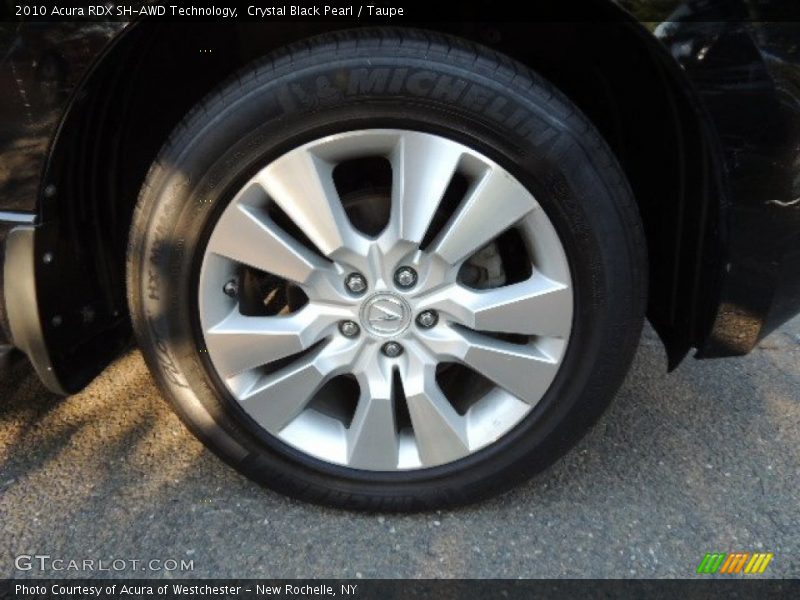 Crystal Black Pearl / Taupe 2010 Acura RDX SH-AWD Technology