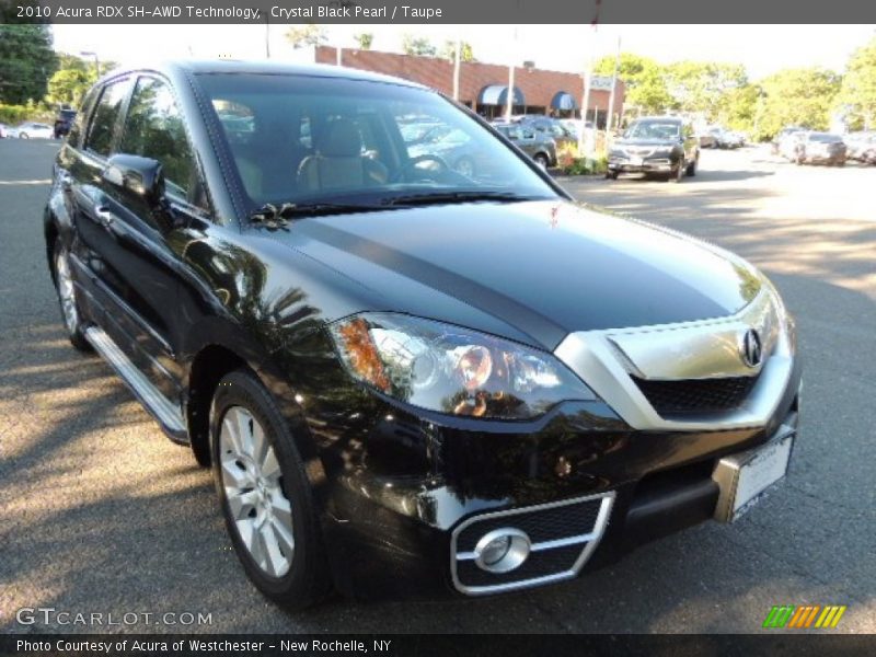 Crystal Black Pearl / Taupe 2010 Acura RDX SH-AWD Technology