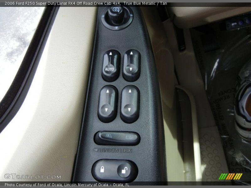 True Blue Metallic / Tan 2006 Ford F250 Super Duty Lariat FX4 Off Road Crew Cab 4x4