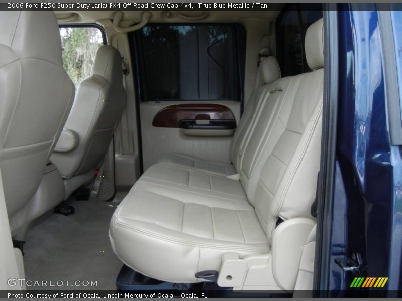 True Blue Metallic / Tan 2006 Ford F250 Super Duty Lariat FX4 Off Road Crew Cab 4x4