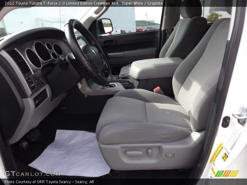 Super White / Graphite 2012 Toyota Tundra T-Force 2.0 Limited Edition CrewMax 4x4