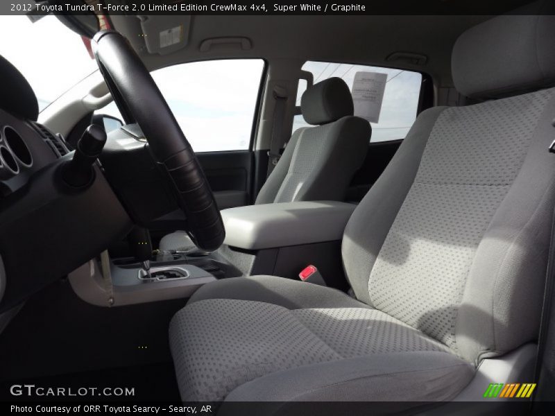  2012 Tundra T-Force 2.0 Limited Edition CrewMax 4x4 Graphite Interior