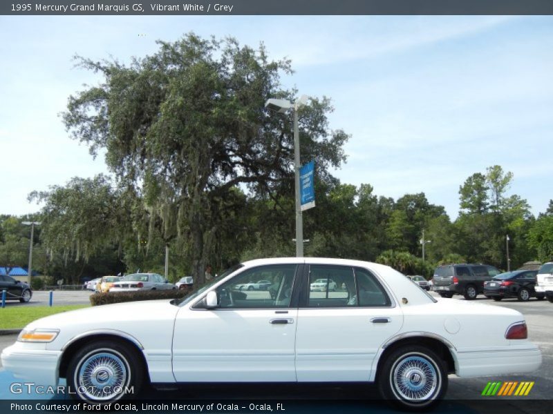 Vibrant White / Grey 1995 Mercury Grand Marquis GS