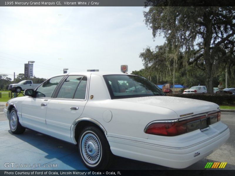 Vibrant White / Grey 1995 Mercury Grand Marquis GS