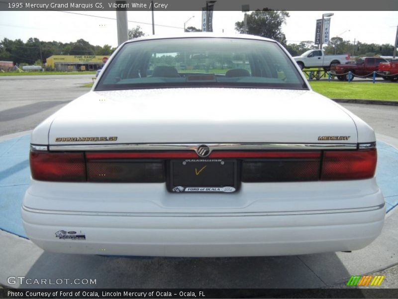 Vibrant White / Grey 1995 Mercury Grand Marquis GS