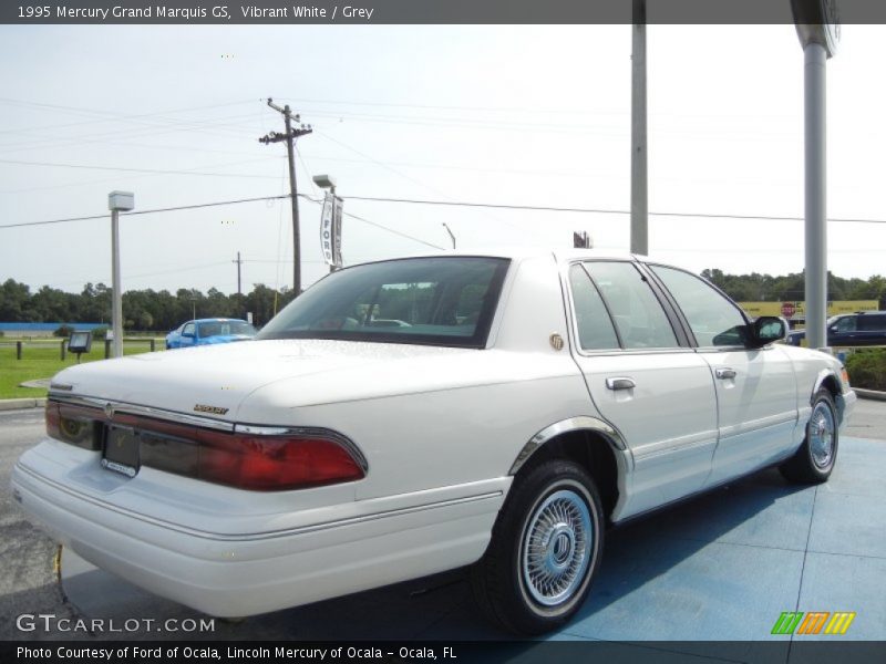 Vibrant White / Grey 1995 Mercury Grand Marquis GS