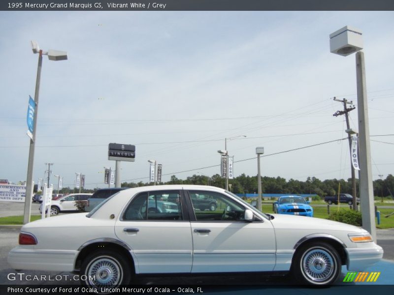 Vibrant White / Grey 1995 Mercury Grand Marquis GS