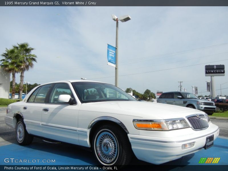 Vibrant White / Grey 1995 Mercury Grand Marquis GS