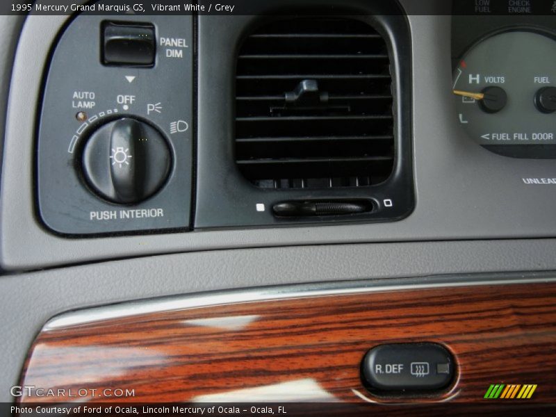 Controls of 1995 Grand Marquis GS
