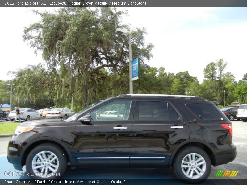 Kodiak Brown Metallic / Medium Light Stone 2013 Ford Explorer XLT EcoBoost