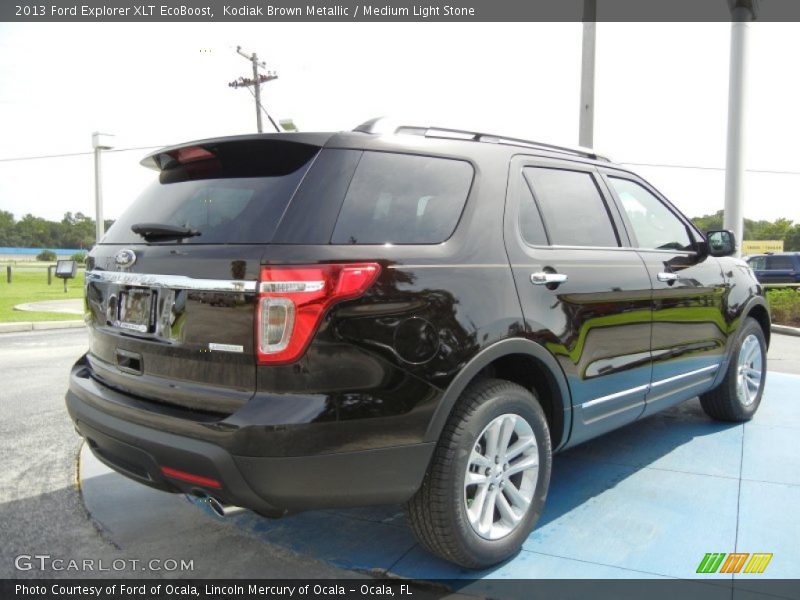 Kodiak Brown Metallic / Medium Light Stone 2013 Ford Explorer XLT EcoBoost