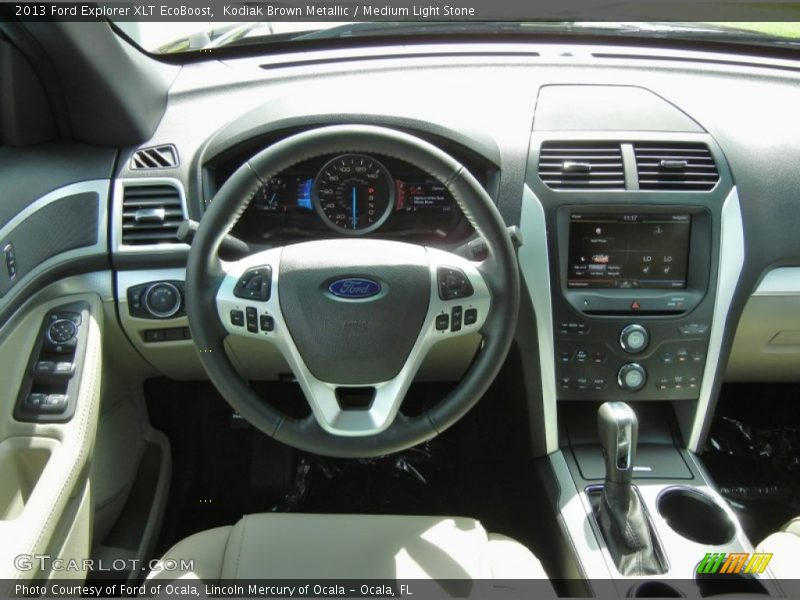 Kodiak Brown Metallic / Medium Light Stone 2013 Ford Explorer XLT EcoBoost