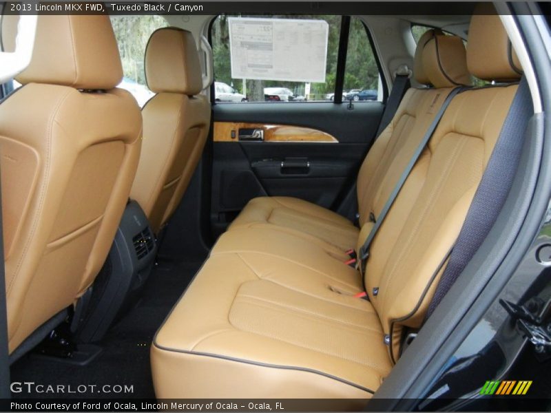 Rear Seat of 2013 MKX FWD