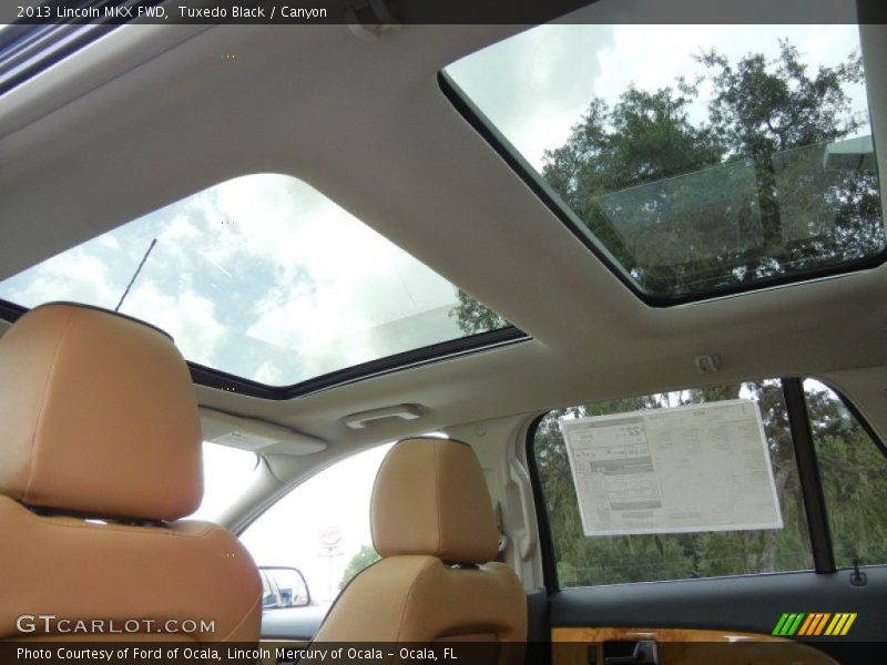 Sunroof of 2013 MKX FWD