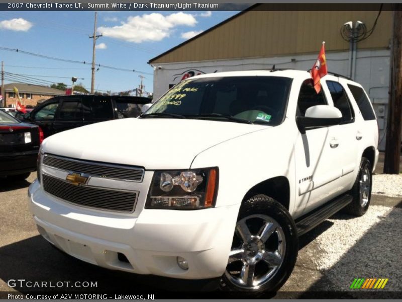 Summit White / Dark Titanium/Light Titanium 2007 Chevrolet Tahoe LT