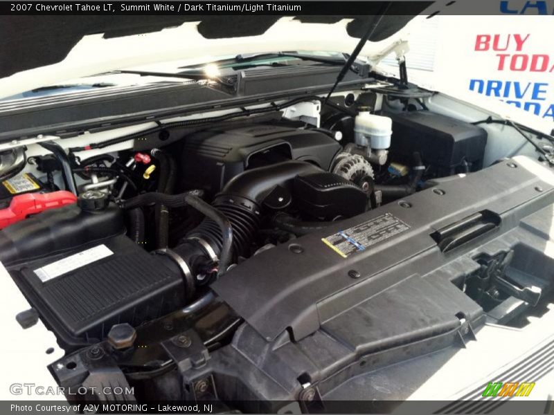 Summit White / Dark Titanium/Light Titanium 2007 Chevrolet Tahoe LT