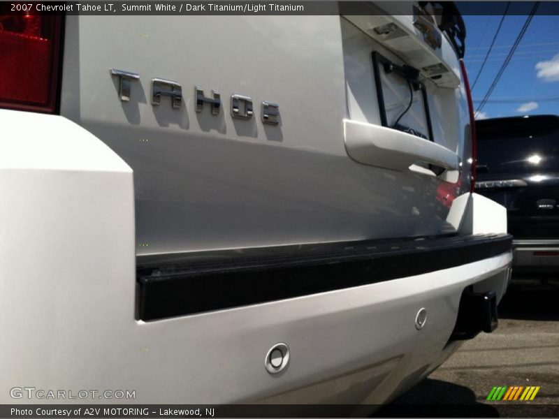 Summit White / Dark Titanium/Light Titanium 2007 Chevrolet Tahoe LT