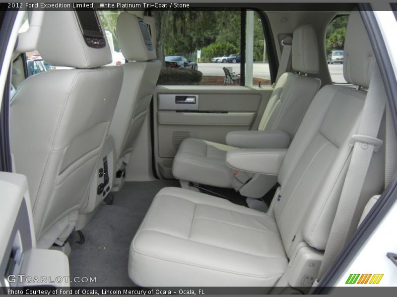 White Platinum Tri-Coat / Stone 2012 Ford Expedition Limited