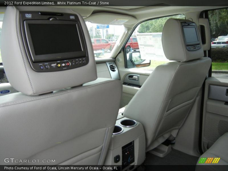 White Platinum Tri-Coat / Stone 2012 Ford Expedition Limited
