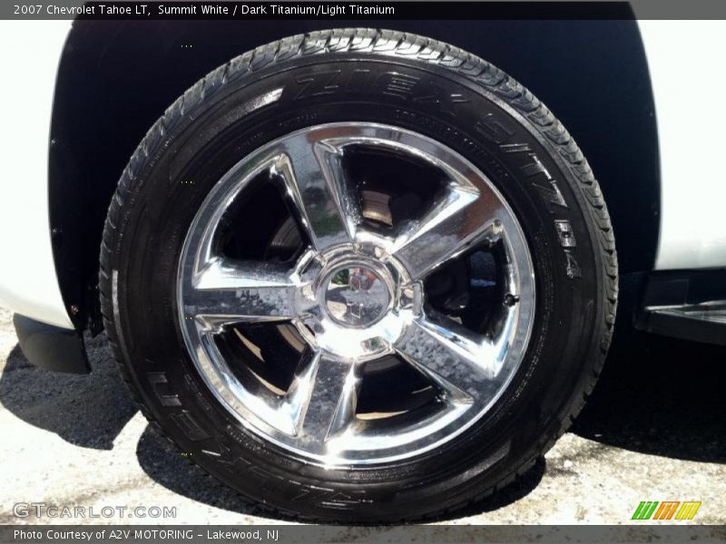 Summit White / Dark Titanium/Light Titanium 2007 Chevrolet Tahoe LT