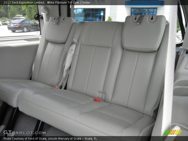 White Platinum Tri-Coat / Stone 2012 Ford Expedition Limited