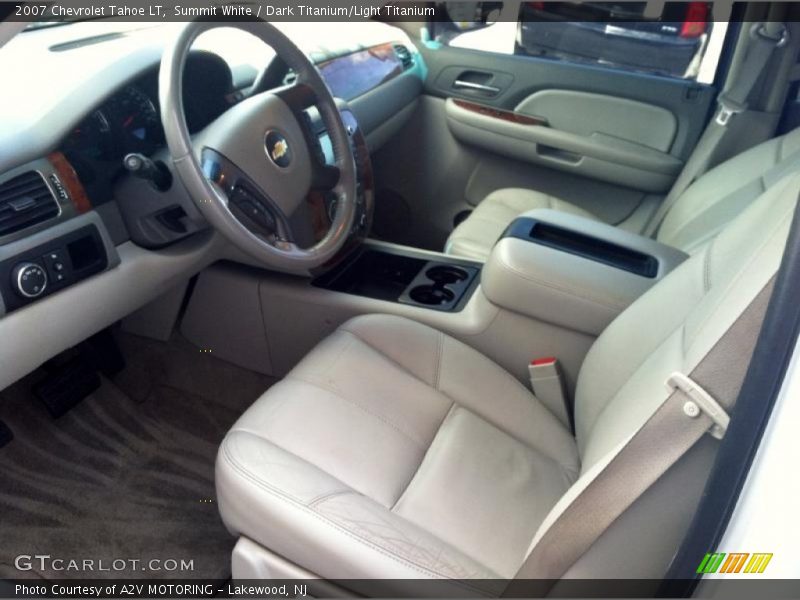 Summit White / Dark Titanium/Light Titanium 2007 Chevrolet Tahoe LT